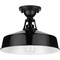 Progress Lighting Cedar Springs Collection Black One-Light Semi-Flush Mount P550070-031 - alternate 2